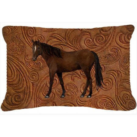 JENSENDISTRIBUTIONSERVICES Horse Indoor & Outdoor Fabric Decorative Pillow MI2555087